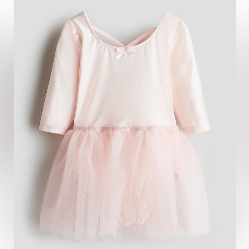 H&M Pink Tulle Kids Costume dance leotard ballerina 2T